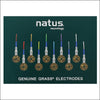 Grass Gold Cup Elektroden, 122cm Kabel, 10 Stück