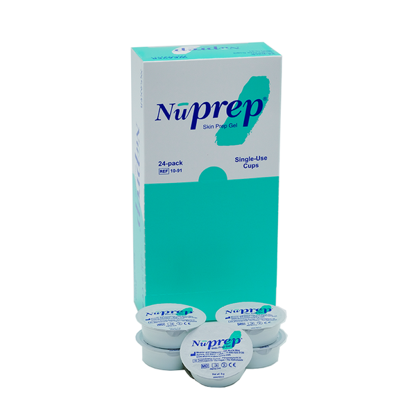 Nuprep Hautvorbereitungsgel, 24x9g Einwegbecher