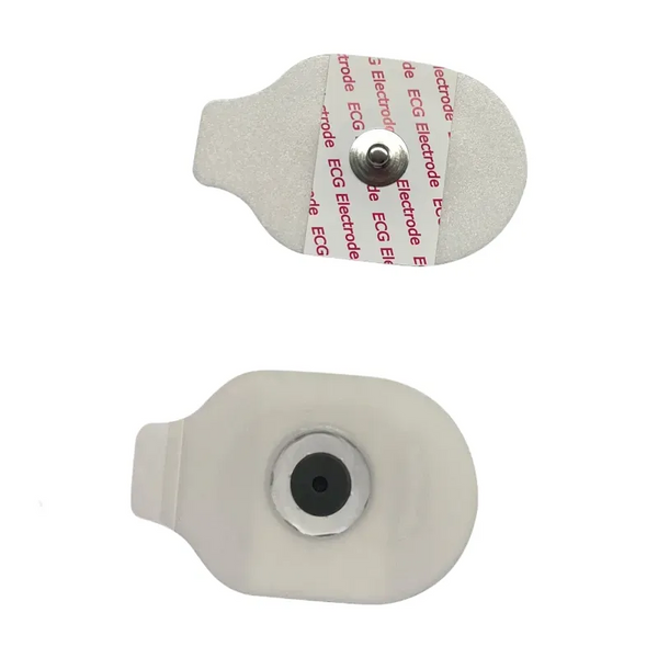 Electrode ECG CNSAC, forme bouteille, 35x56mm, mousse, alternative au Covidien H92SG