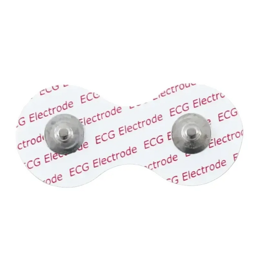 Électrodes doubles à usage unique (pour EMG intercostal, ECG et PLM), 20 pièces