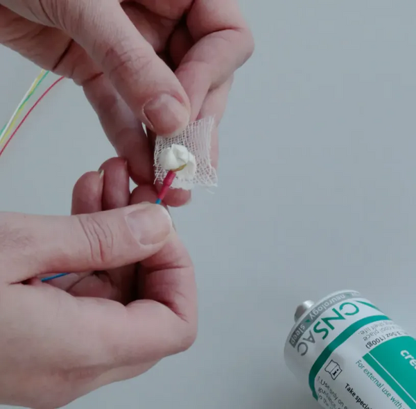 Compresses EEG/PSG, 4 plis, 2.5x2.5cm, 400 pièces