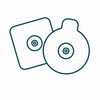 Icon for adhesive electrodes
