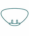 Icono de gafas nasales, filtros y mascarillas