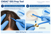 CNSAC® EEG Prep Tool – Anleitung: Haare teilen und Kopfhaut freilegen, EEG-Paste aufnehmen und Cup-Elektrode befüllen