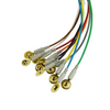 CNSAC Gold Cup Elektroden, 100cm Kabel, 10 Stück