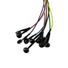 CNSAC Silber/Silberchlorid (Ag/AgCl) Cup Elektroden, 200cm Kabel, 10 Stück