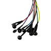 CNSAC Silber/Silberchlorid (Ag/AgCl) Cup Elektroden, 75cm Kabel, 10 Stück
