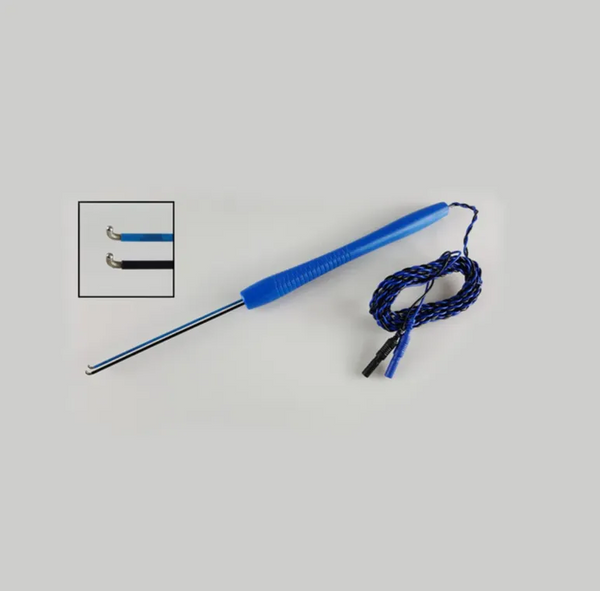 Hakensonde für direkte Nervenstimulation, 90° Windel