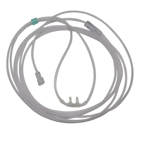 Cánulas nasales pediátricas para niños, longitud del tubo 40 cm, conexión Luer-Lock, 25 unidades