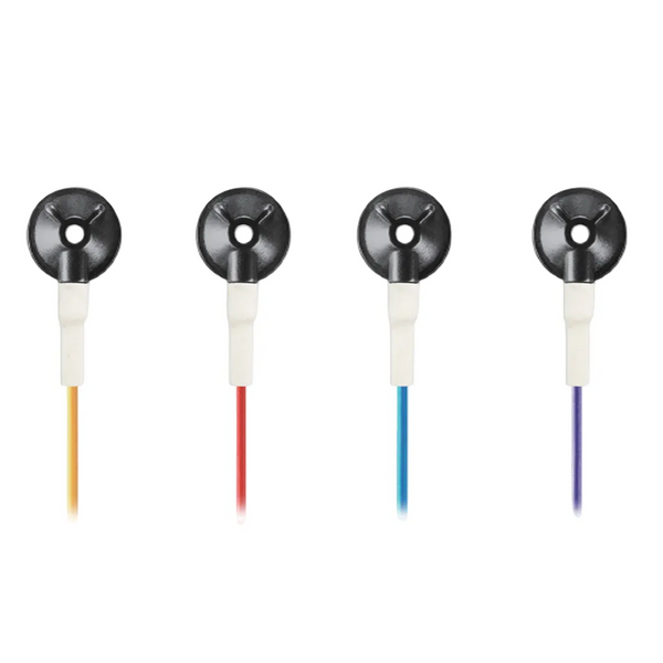 Electrodos desechables EEG Cup de CNSAC, con cable de conexión de 75 cm, 25 unidades