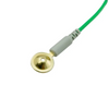 Electrodos CNSAC Gold Cup, cable de 100 cm, 10 unidades