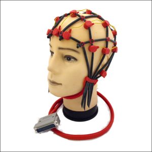 Comby EEG Haube, Größe M (52-57 cm Kopfumfang), rot