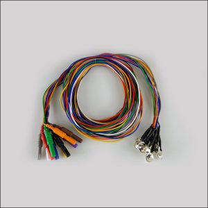 Silber EEG Cup Elektroden PCV Kabel