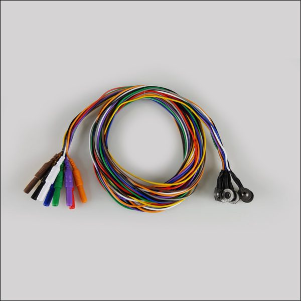 Silber-Silberchlorid EEG Cup Elektroden mit PVC Kabel